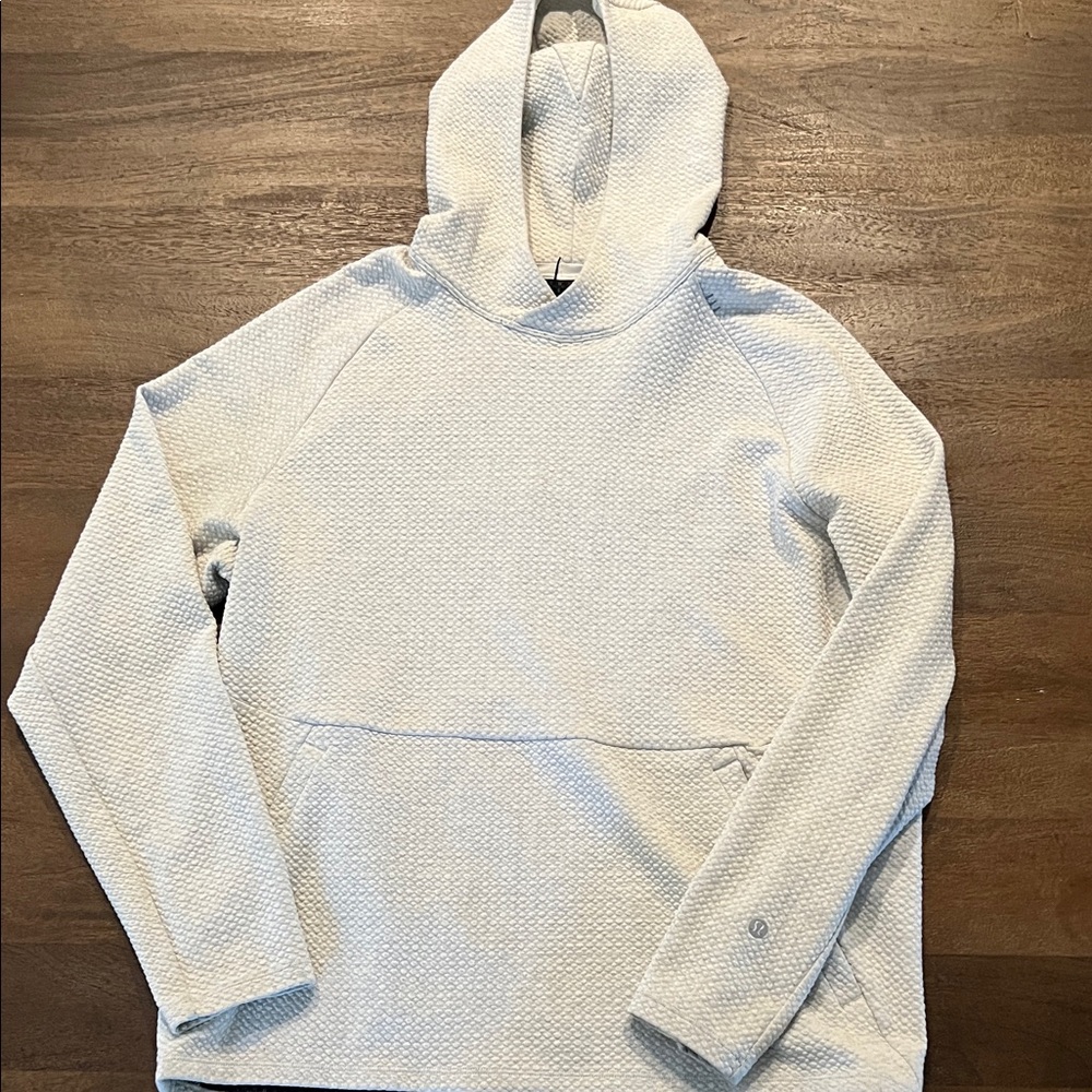Lululemon men’s At Ease hoodie - L - off white - excellent condition
